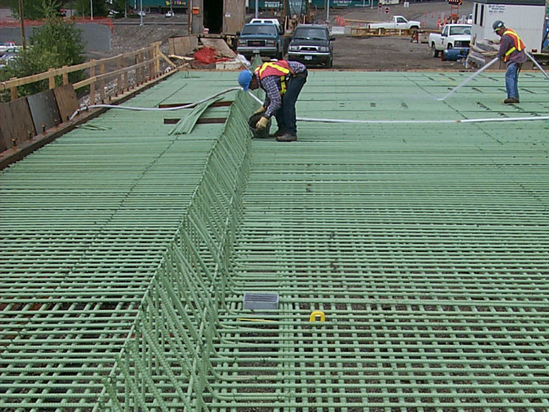 John Hart Bridge Rebar Work