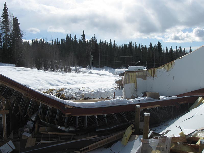 Collapsed Industrial Building
