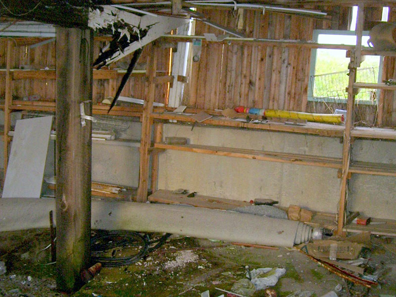 Damaged Building Interior