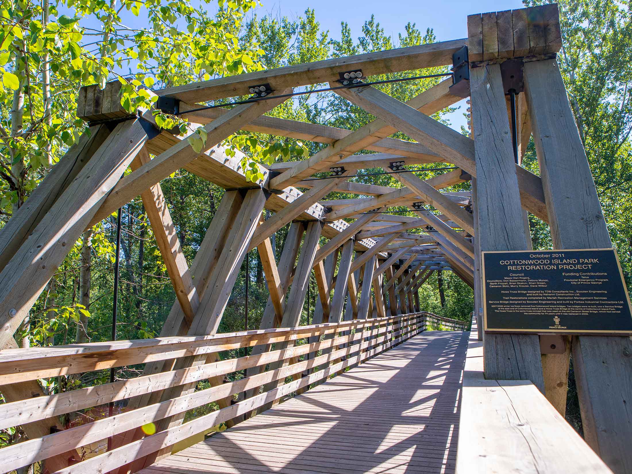 Cottonwood Island Pedestrian Bridge