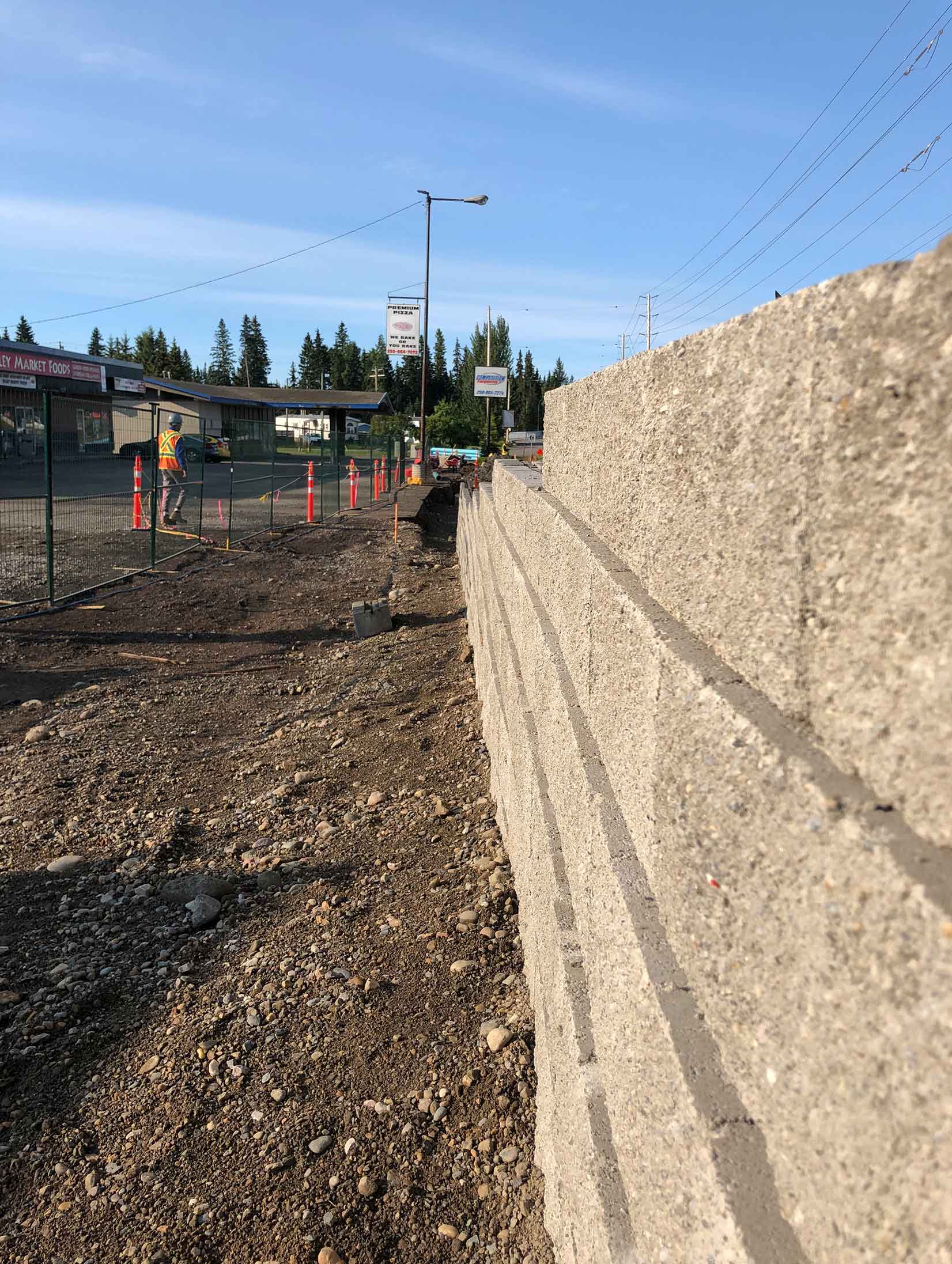 Henery Road Retaining Wall