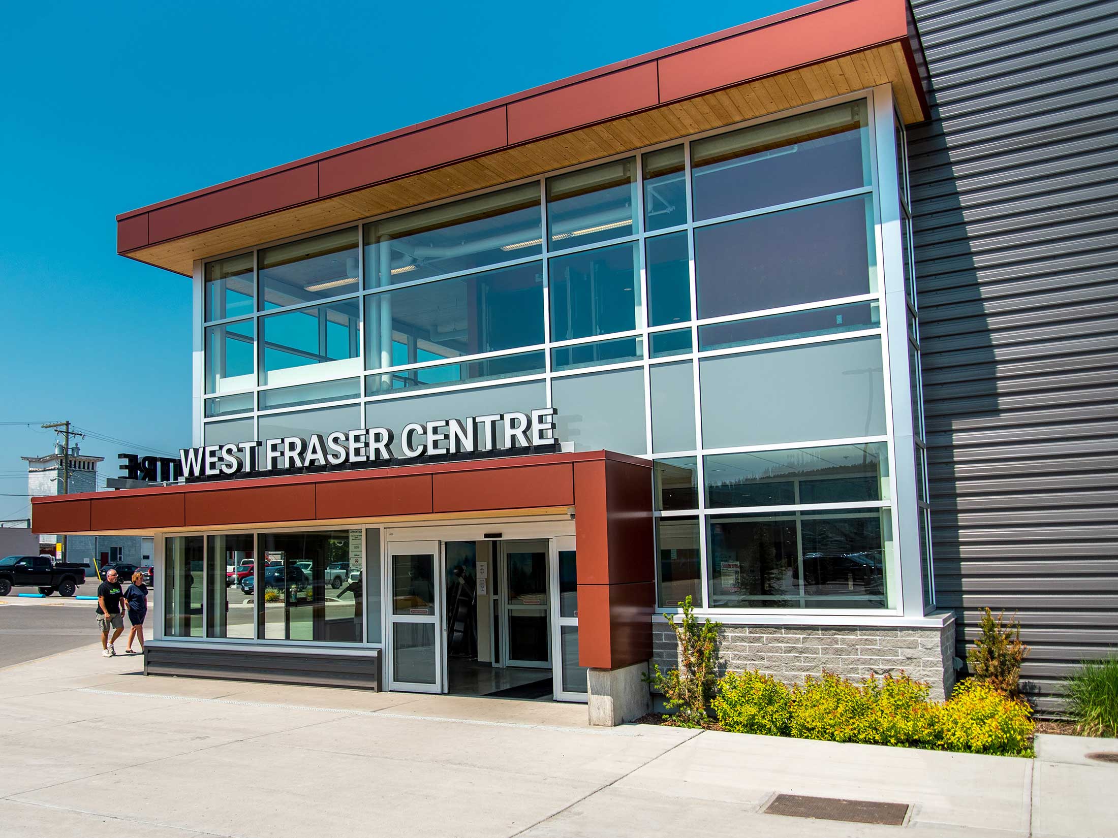 West Fraser Centre Wood Trellis
